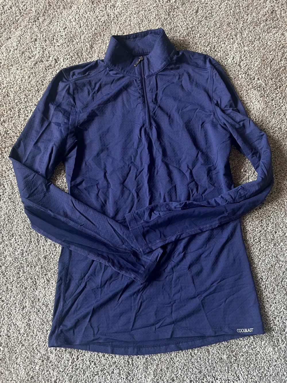 Dover Saddlery - Coolblast Shirt - Extra Small - Navy Blue
